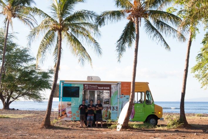 Three's Food Truck Horizontal